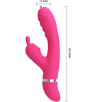 PRETTY LOVE - PINK PHOENIX MULTIFUNCTIONAL RABBIT VIBRATOR