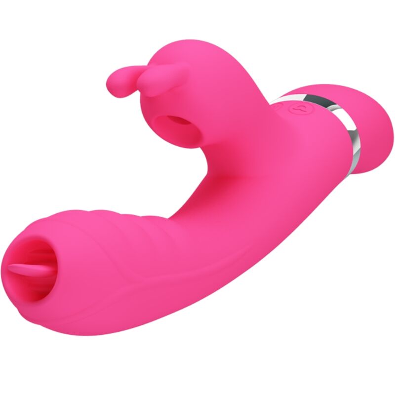 PRETTY LOVE - PINK PHOENIX MULTIFUNCTIONAL RABBIT VIBRATOR