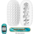 PRETTY LOVE - MASTURBATEUR HOMME EN SILICONE HOT WAVE BLANC