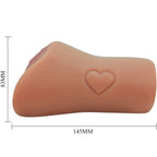 CRAZY BULL - VAGIN ET ANO ÉCARLATES AVEC DESIGN CŒUR DE CHAIR