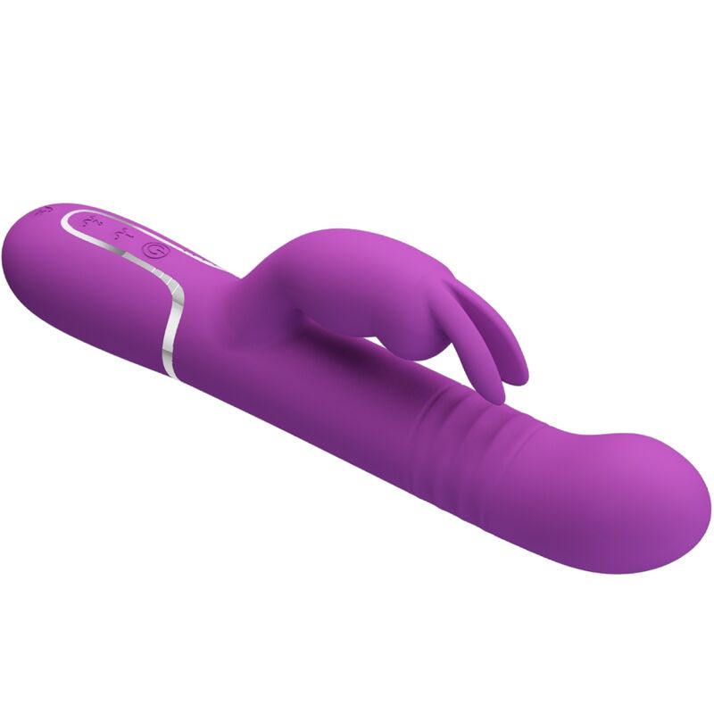 PRETTY LOVE - COALE VIBRATEUR MULTIFONCTIONNEL LAPIN VIOLET 4 EN 1