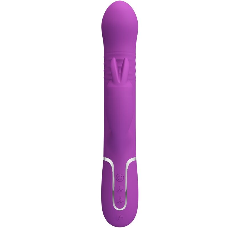 PRETTY LOVE - COALE VIBRATEUR MULTIFONCTIONNEL LAPIN VIOLET 4 EN 1