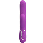 PRETTY LOVE - PERLITA 3 IN 1 MULTIFUNCTIONAL PURPLE RABBIT VIBRATOR