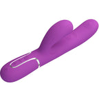 PRETTY LOVE - PERLITA 3 IN 1 MULTIFUNCTIONAL PURPLE RABBIT VIBRATOR