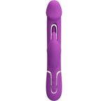 PRETTY LOVE - KAMPAS 3 IN 1 MULTIFUNCTIONAL PURPLE RABBIT VIBRATOR