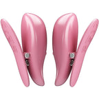 PRETTY LOVE - MORSETTI PER CAPEZZOLI CAILEY 10 VIBRAZIONI TELECOMANDO ROSA