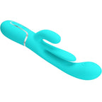 PRETTY LOVE - SHANIA TRIPLE RABBIT 3-IN-1 MULTIFUNCTIONAL VIBRATOR BLUE