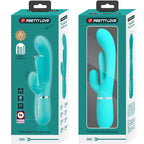 PRETTY LOVE - SHANIA TRIPLE RABBIT 3-IN-1 MULTIFUNCTIONAL VIBRATOR BLUE