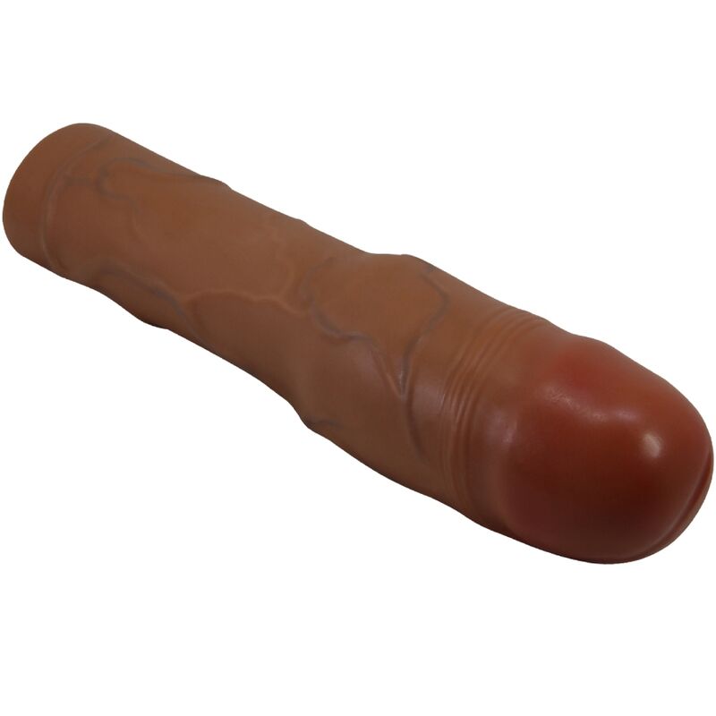 PRETTY LOVE - KYLIAN PENIS SHEATH WITH EXTENSION 7.6 CM MULATTO