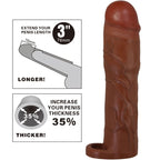 PRETTY LOVE - GUAINA PER PENE GERD CON ESTENSIONE 7,6 CM MULATTO