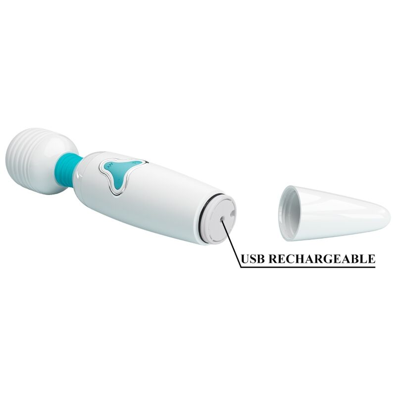 PRETTY LOVE - VIBRATEUR BAGUETTE NUAGE 7 VIBRATIONS BLANC