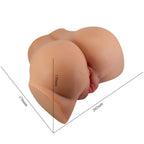 CRAZY BULL - EMILIA VIBRATEUR ASS AVEC VAGIN ET ANUS RÉALISTES, TÉLÉCOMMANDE FLESH