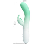 PRETTY LOVE - CERBERUS RABBIT VIBRATOR 30 VIBRATIONS GREEN