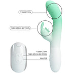 PRETTY LOVE - CERBERUS RABBIT VIBRATOR 30 VIBRATIONS GREEN