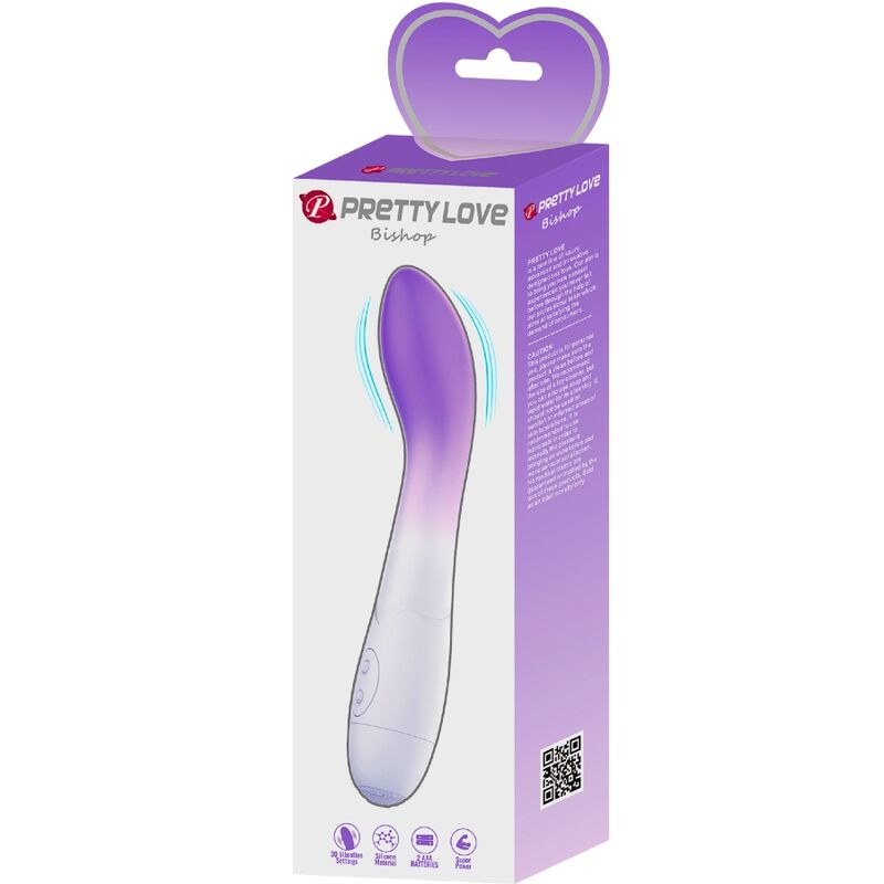 PRETTY LOVE - VIBRATEUR BISHOP G-SPOT 30 VIBRATIONS VIOLET