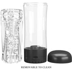 PRETTY LOVE - TAMARA MALE MASTURBATOR MULTI-SPEED VIBRATOR BLACK