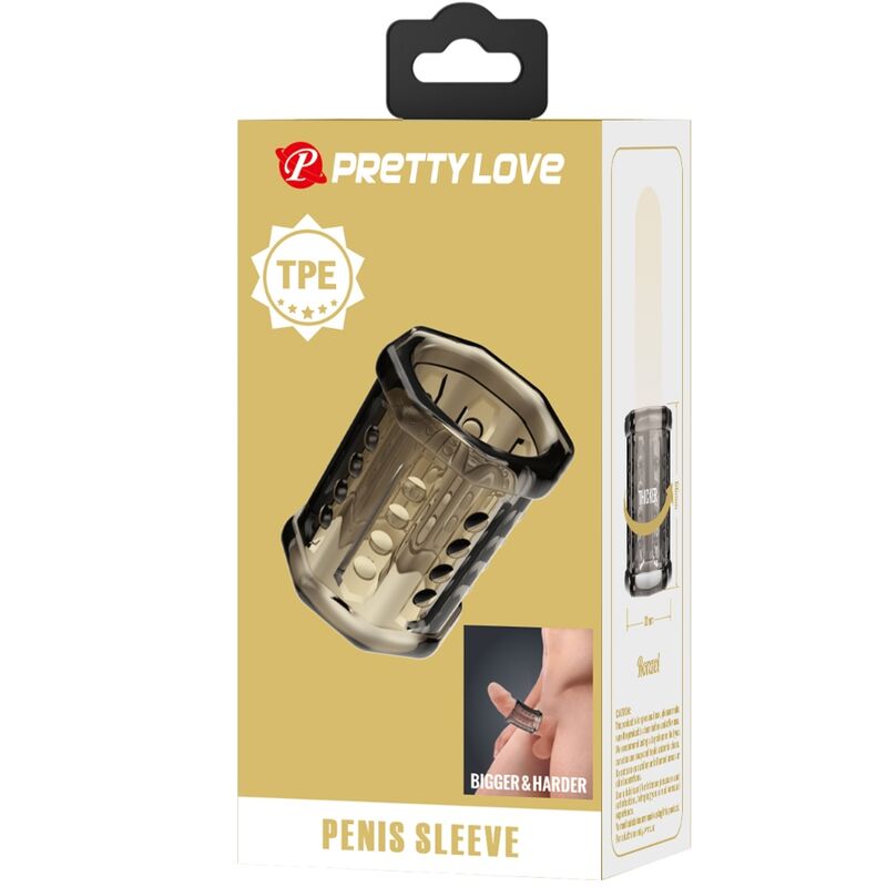 PRETTY LOVE - RONAEL SUPER STRETCH TRANSPARENT PENIS SHEATH