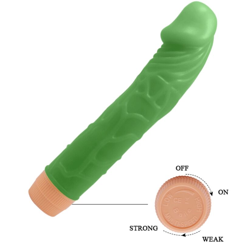 BAILE - BILL VIBRATEUR RÉALISTE 22,5 CM VERT