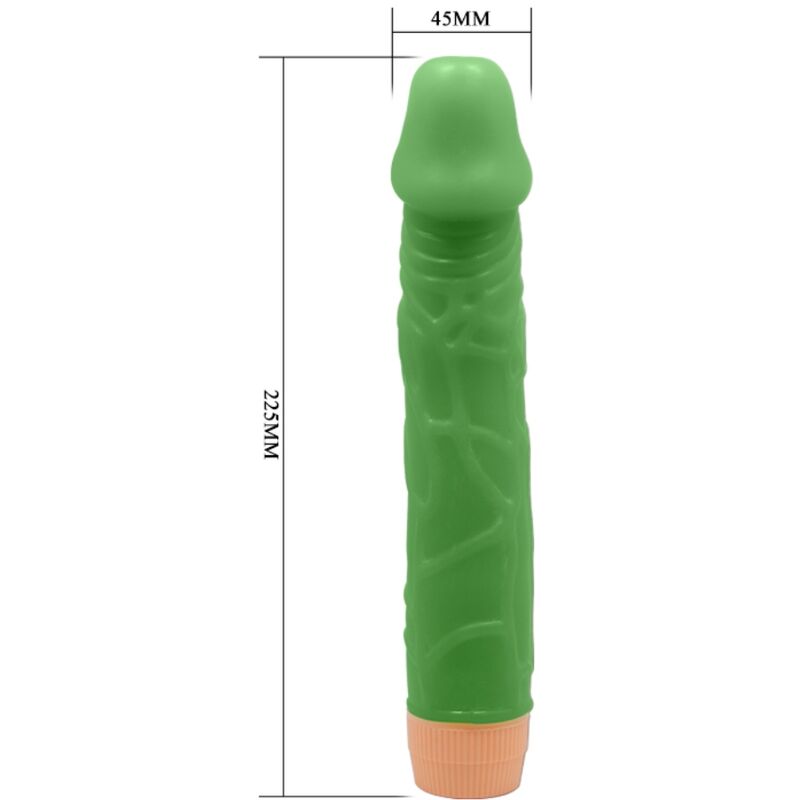 BAILE - BILL VIBRATEUR RÉALISTE 22,5 CM VERT