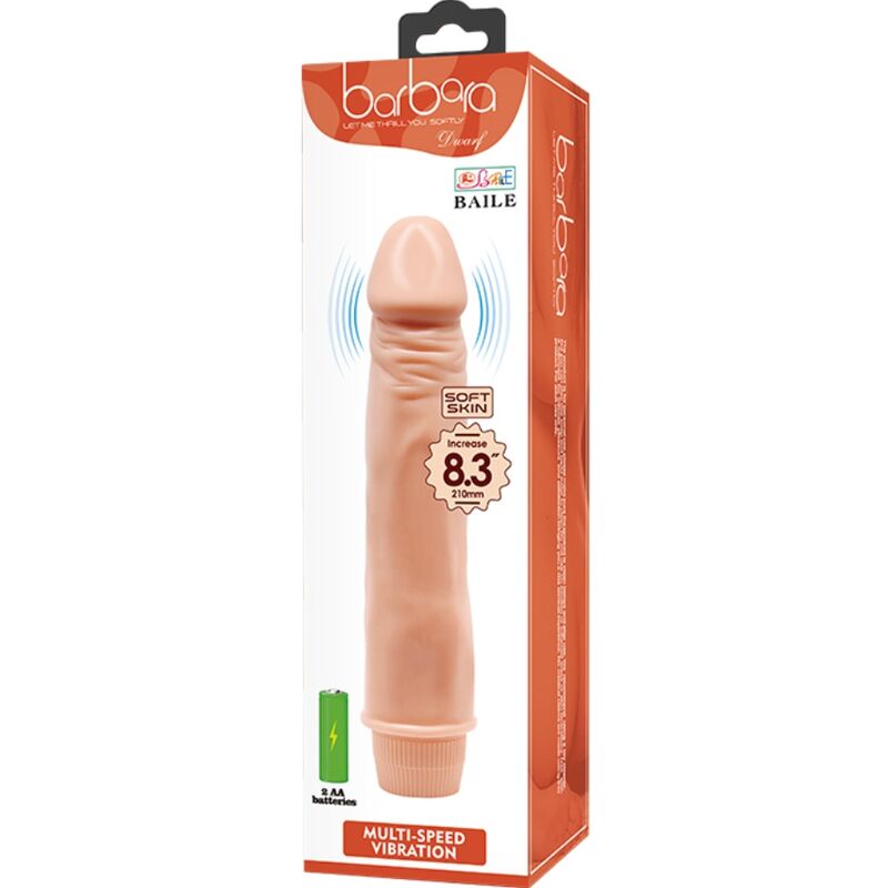 BAILE - REALISTIC NANO VIBRATOR 21 CM FLESH