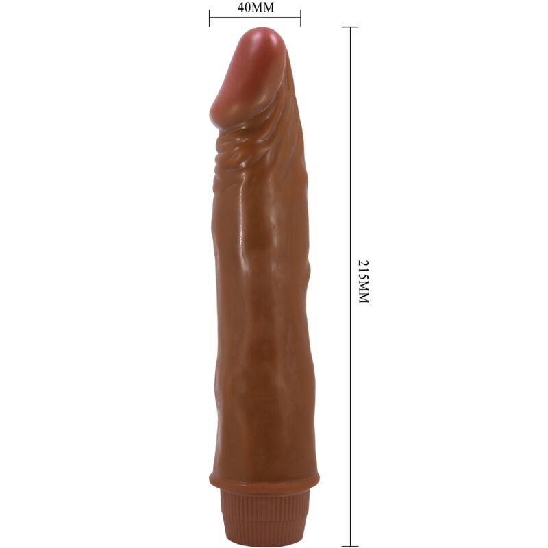 BAILE - 21 CM MULATTO REALISTIC DWARF VIBRATOR