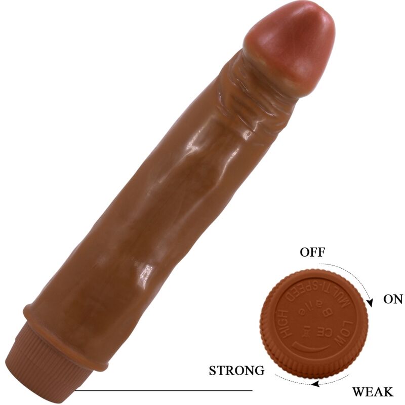 BAILE - 21 CM MULATTO REALISTIC DWARF VIBRATOR
