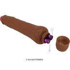 BAILE - DRYAD REALISTIC VIBRATOR 25 CM MULATTO