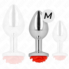 KINK - PLUG ANALE ROSA ROSSO TAGLIA M
