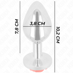 KINK - PLUG ANALE ROSA ROSSO TAGLIA L