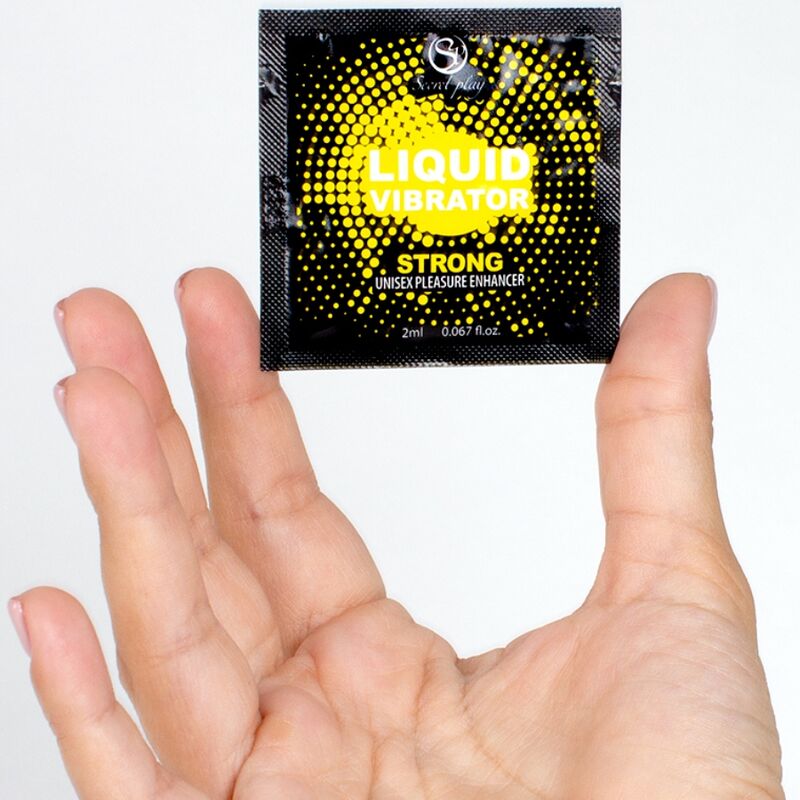 SECRETPLAY - SINGLE-DOSE VIBRATOR STRONG LIQUID 2 ML