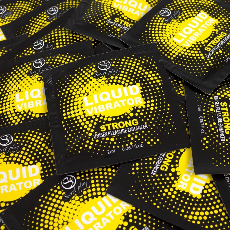 SECRETPLAY - SINGLE-DOSE VIBRATOR STRONG LIQUID 2 ML