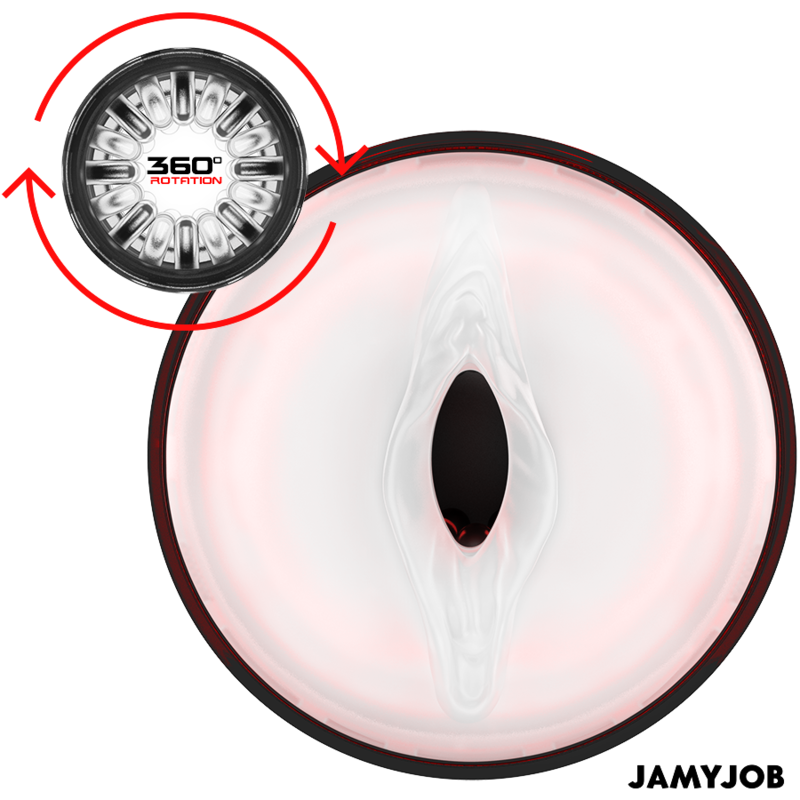 JAMYJOB - STORM AUTOMATIC VAGINAL MASTURBATOR 10 ROTATION AND THRUST MODES