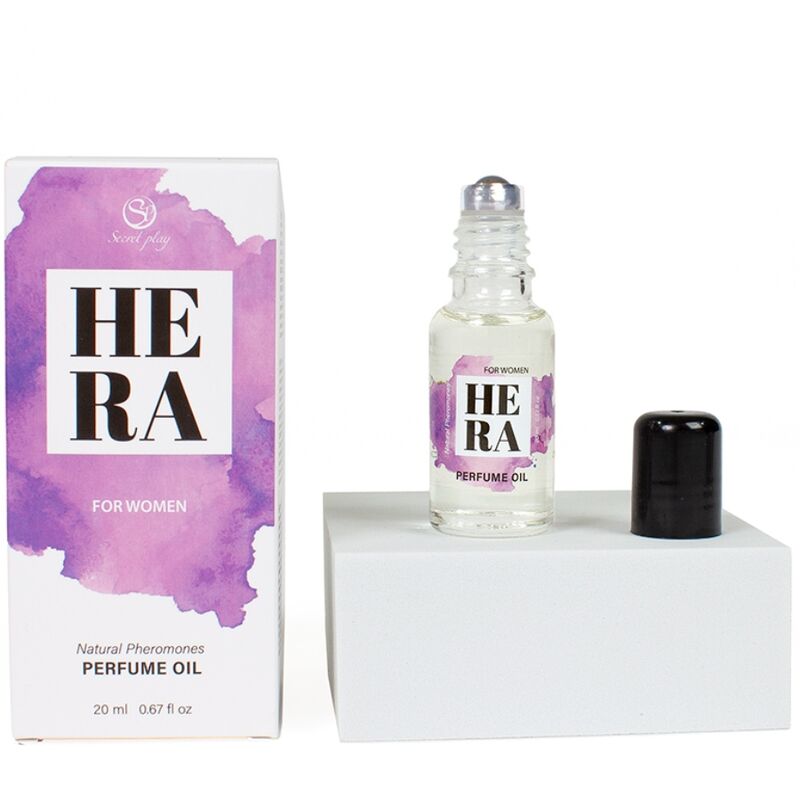 SECRETPLAY - HERA PARFUM NATUREL À PHÉROMONES EN HUILE POUR FEMME 20 ML