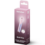 SATISFYER - BOLD KISS WAVE CLITORAL STIMULATOR PINK / PURPLE