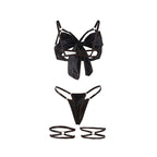 SUBBLIME - 955199 COMPLETE BRA WITH BLACK ADJUSTABLE BOW S/M