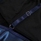 SUBBLIME - 955427 BLUE LEATHER STRAPS DRESS L/XL