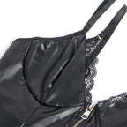 SUBBLIME - 955465 BLACK LEATHER BODY WITH ZIPPER L/XL