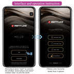 PRETTY LOVE - VIBRATORE CONTROLLATO DA APP LEVIATHAN VIOLA