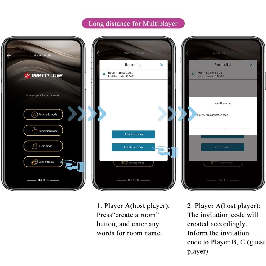 PRETTY LOVE - VIBRATEUR LEVIATHAN VIOLET CONTRÔLÉ PAR APPLICATION