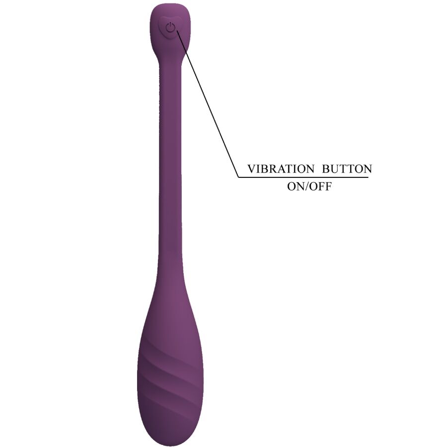 PRETTY LOVE - VIBRATEUR LEVIATHAN VIOLET CONTRÔLÉ PAR APPLICATION
