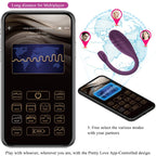 PRETTY LOVE - VIBRATORE CONTROLLATO DA APP LEVIATHAN VIOLA