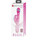 JOLI AMOUR - DEJON VIBRATEUR LAPIN ROSE MULTIFONCTIONNEL 3 EN 1