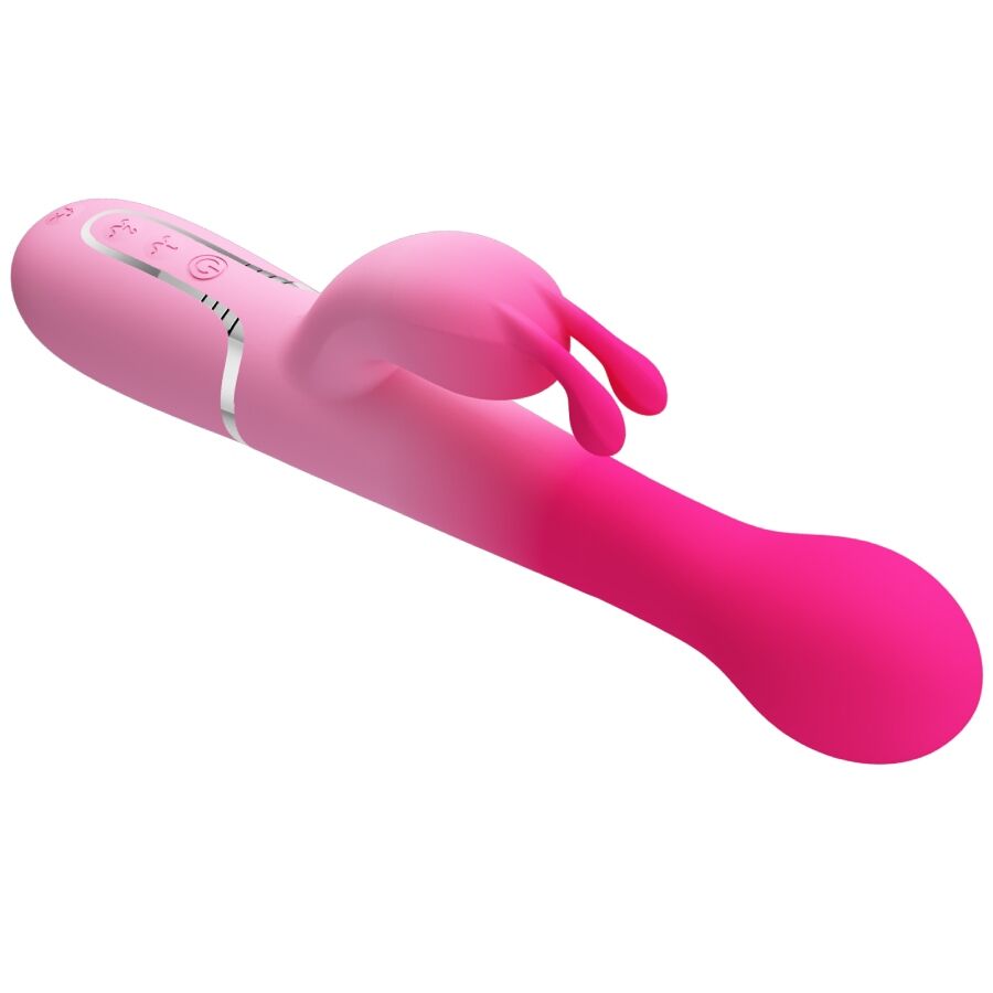 JOLI AMOUR - DEJON VIBRATEUR LAPIN ROSE MULTIFONCTIONNEL 3 EN 1