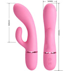JOLI AMOUR - VIBRATEUR MARSKI LAPIN ET POINT G ROSE
