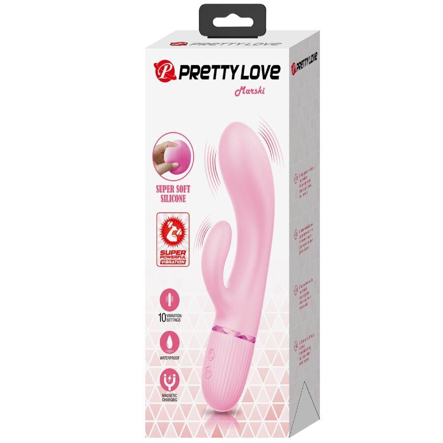JOLI AMOUR - VIBRATEUR MARSKI LAPIN ET POINT G ROSE