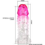 PRETTY LOVE - WILFORD REALISTIC ENLARGEMENT SHEATH WITH PINK PENIS RELIEF