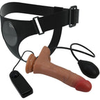 PRETTY LOVE - UNIVERSAL SLIP WITH VIBRATING AND SQUIRTING DILDO 15.5 CM MULATO