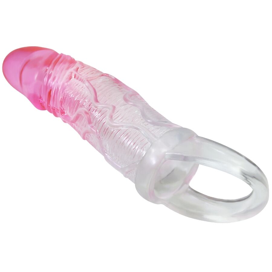 PRETTY LOVE - ODES REALISTIC 2 CM PINK PENIS ENLARGEMENT SHEATH