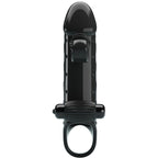 ROMANCE - BLACK VIBRATING PENIS SHEATH