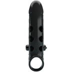 ROMANCE - BLACK VIBRATING PENIS SHEATH